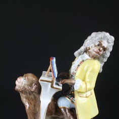 Фигура "Мартышка, играющая на спинете" из серии "Обезьяний оркестр"